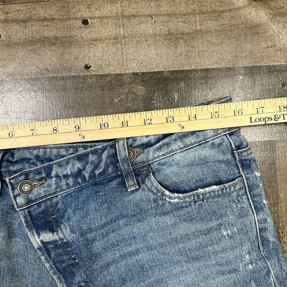 Flying Monkey Women’s Size 29 Cropped Ankle Bootcut Jeans Blue Medium Wash Denim - Picture 10 of 10